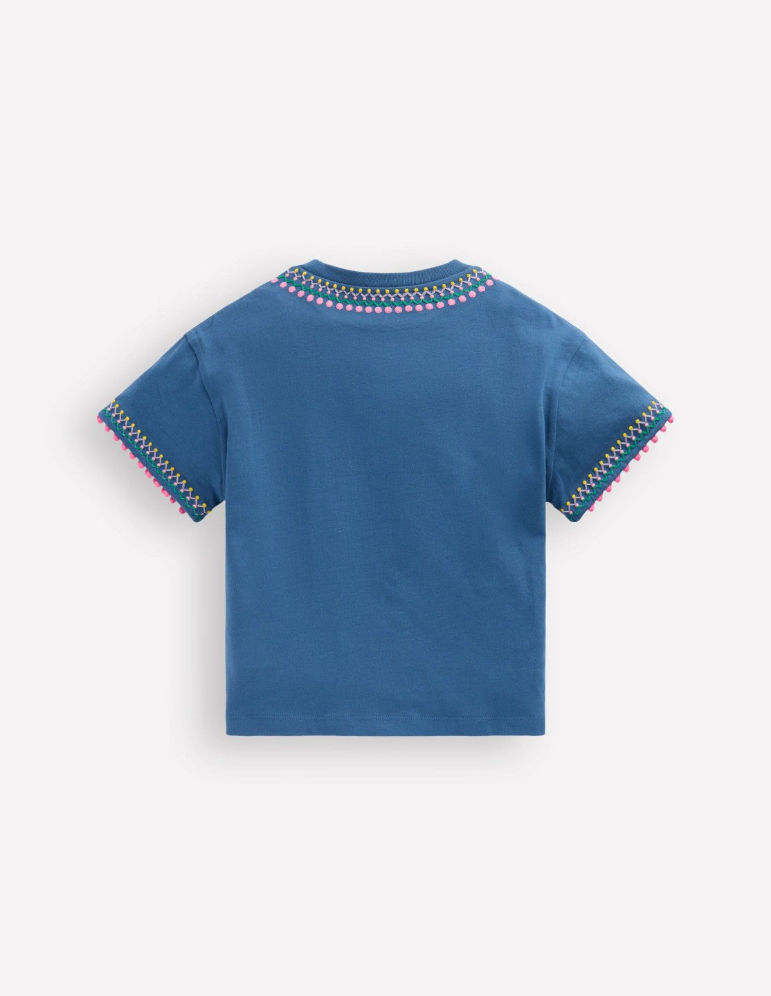 Relaxed Embroidered T-shirt-Navy / Boden On sale