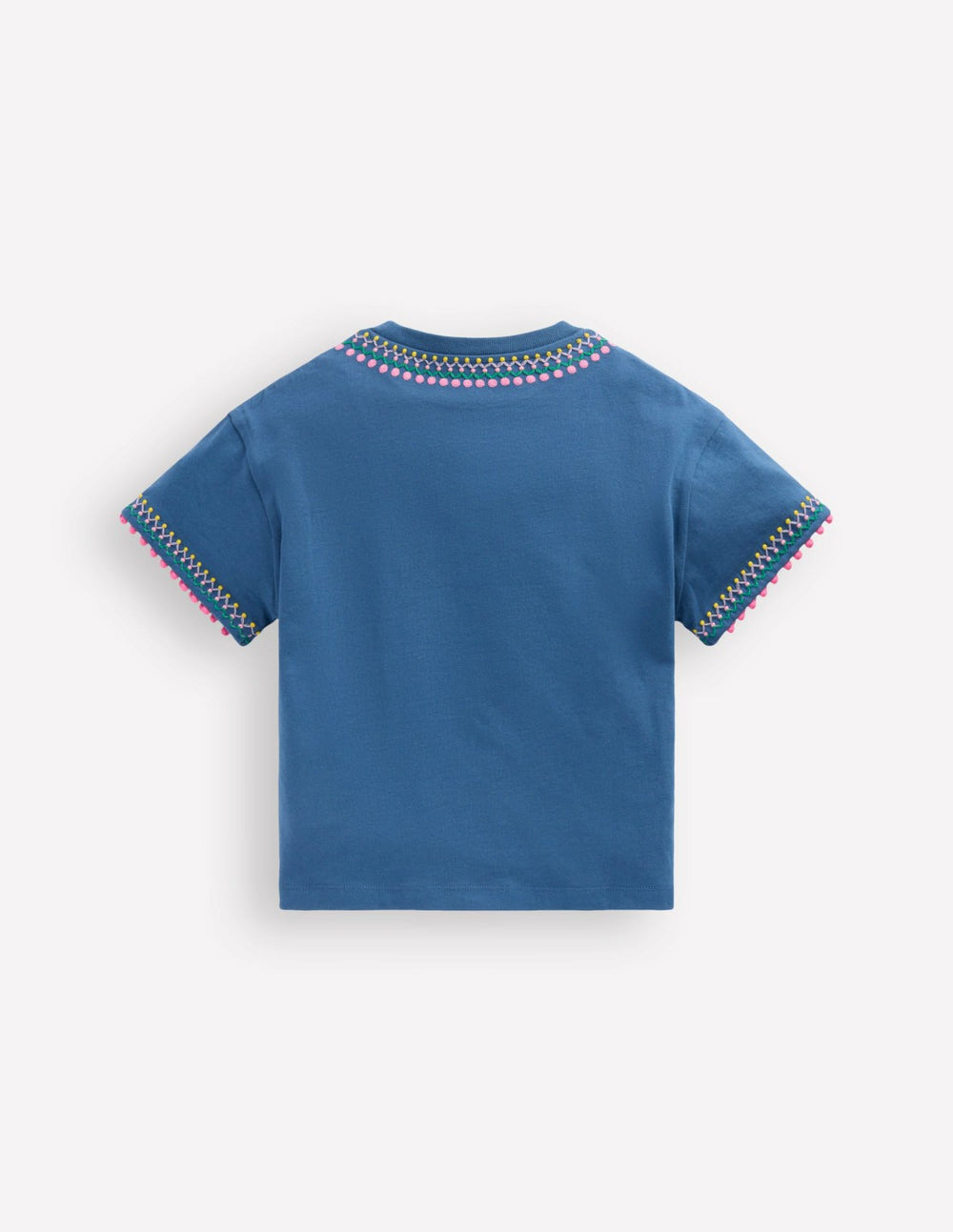 Relaxed Embroidered T-shirt-Navy / Boden On sale