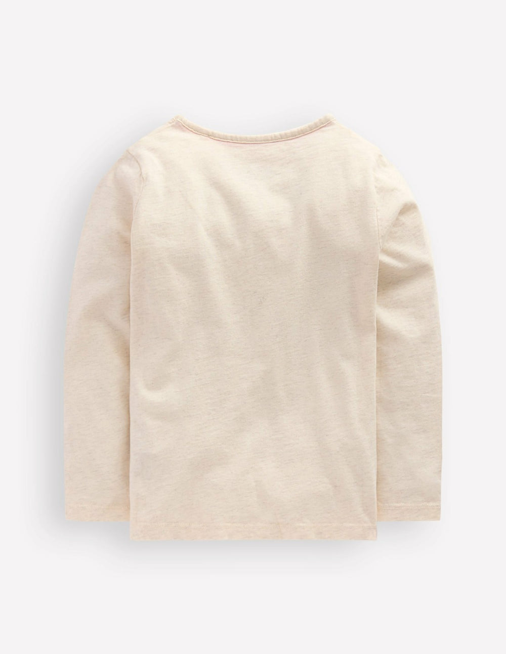 Long Sleeve Bouclé T-shirt-Oatmeal Marl Rollerskate / Boden Outlet