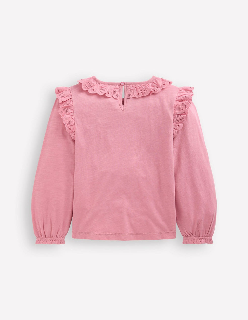 Broderie Heart Trim Top-Pink Haze / Boden On sale