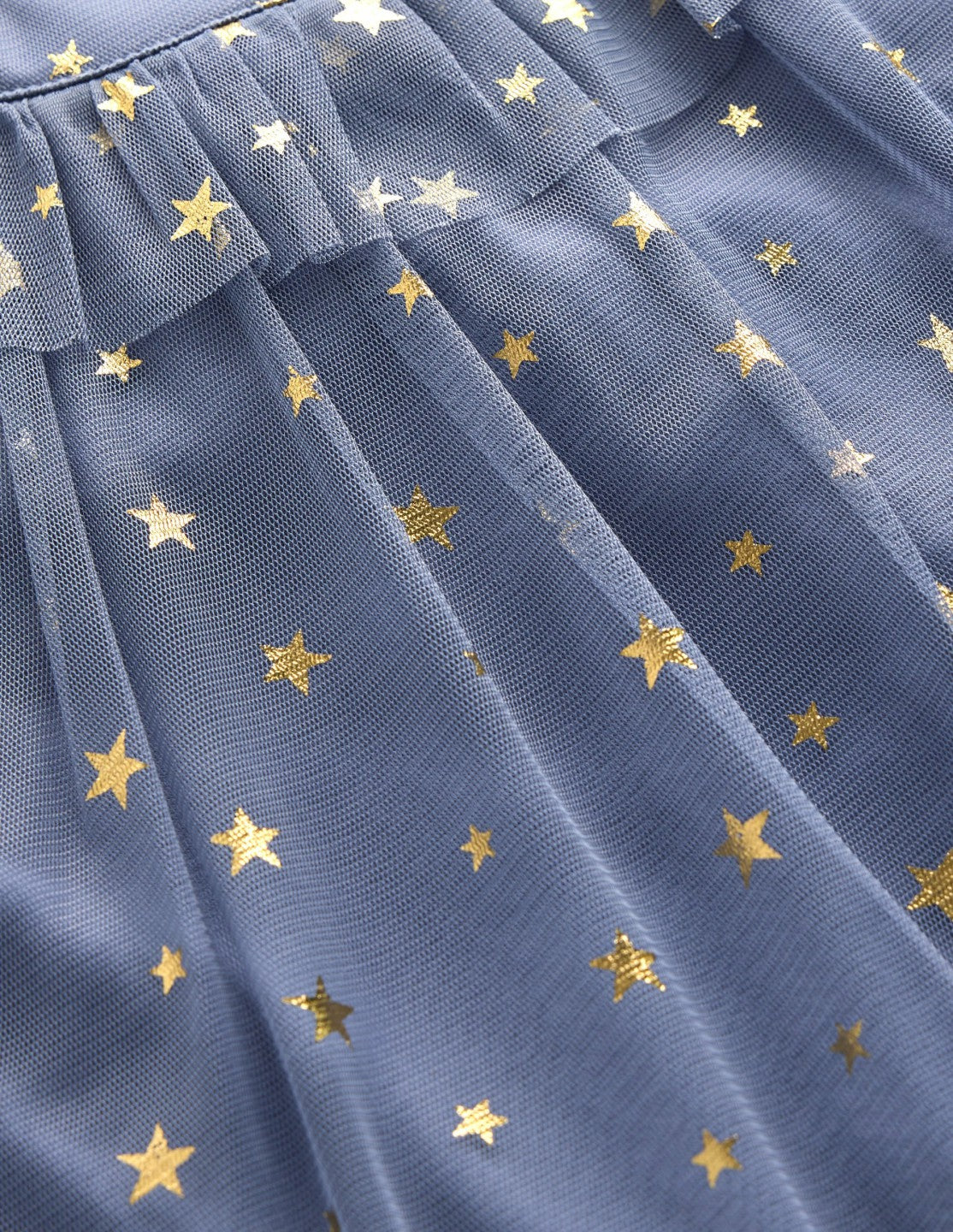 Tulle Party Top-Stormbolt Blue Stars / Boden