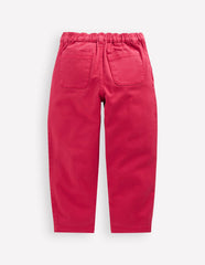 Pleat Jeans-Raspberry Pink / Boden Online