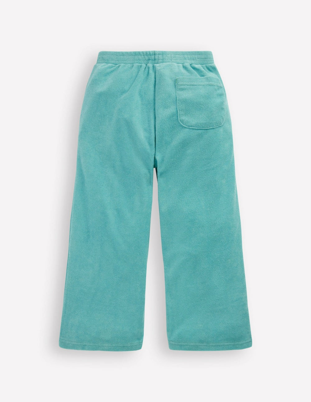 Straight Towelling Pants-Blue Embroidery / Boden Outlet