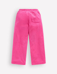 Straight Towelling Pants-Pink Embroidered / Boden Discount