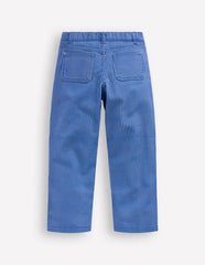Patch Pocket Straight Jeans-Blue and Ivory Ticking Stripe / Boden us