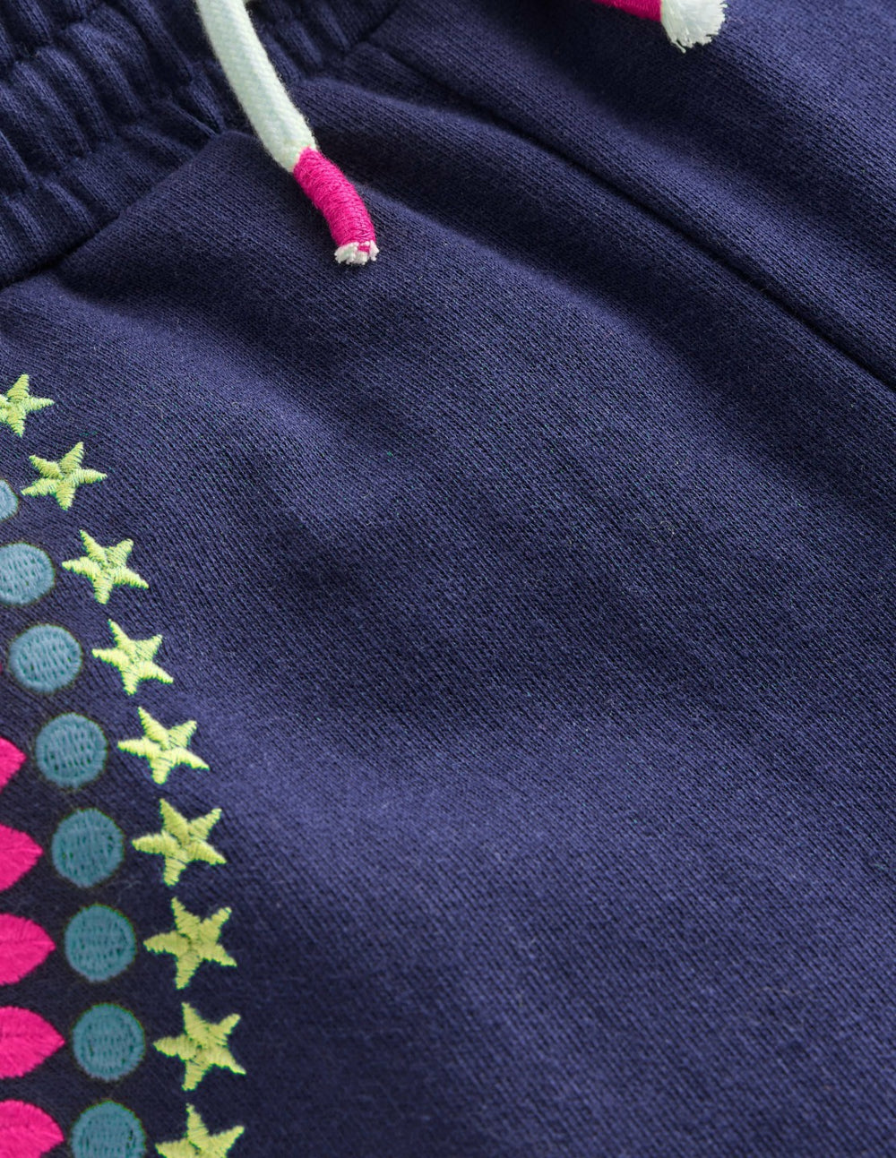 Embroidered Kick Sweatpants-College Navy Embroidery / Boden Sale