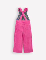 Frill Overalls-Raspberry Pink / Boden Outlet