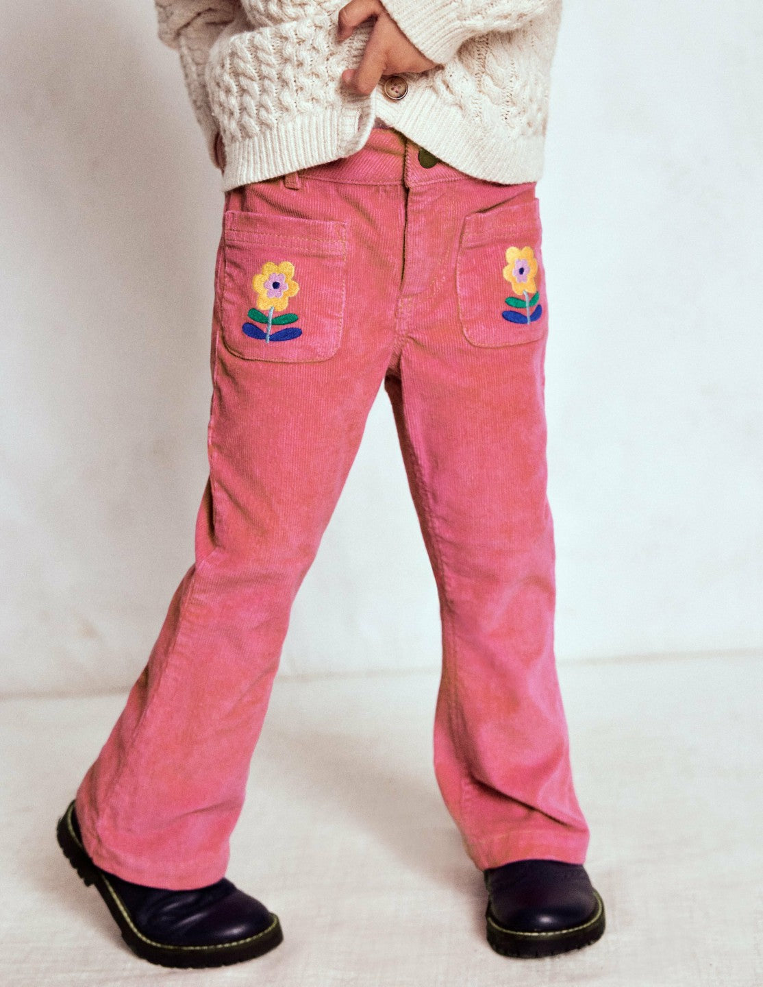 Kick Flare Pants-Rose Pink / Boden Discount