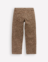 Patch Pocket Pants-Leopard Print / Boden us