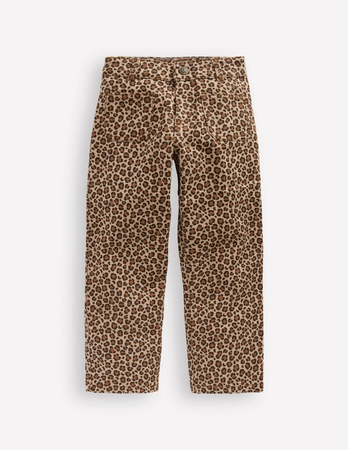 Patch Pocket Pants-Leopard Print / Boden us