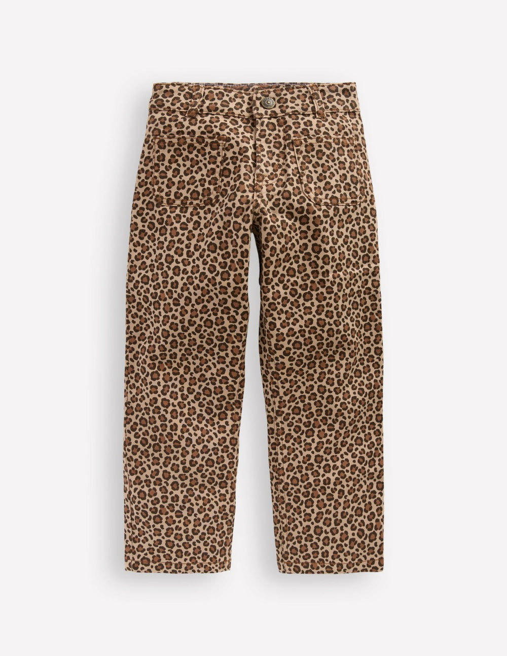 Patch Pocket Pants-Leopard Print / Boden us