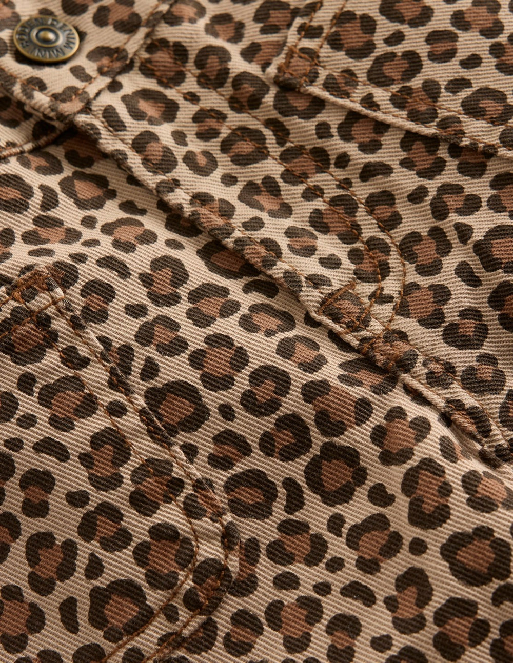 Patch Pocket Pants-Leopard Print / Boden us