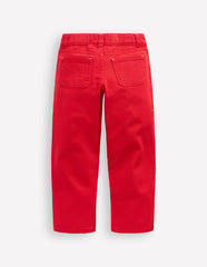 Patch Pocket Pants-Poppy Red / Boden