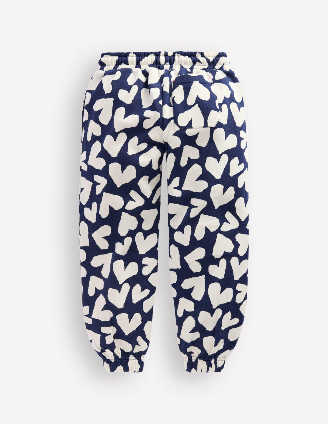 Printed Cosy Sweatpants-Navy Hearts / Boden Online