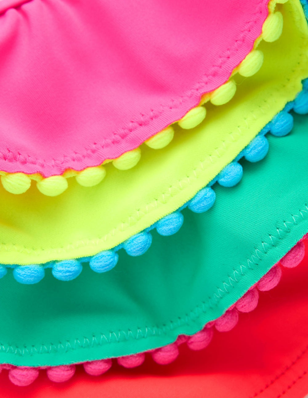 Multi Frill Bikini-Colourblock / Boden Discount