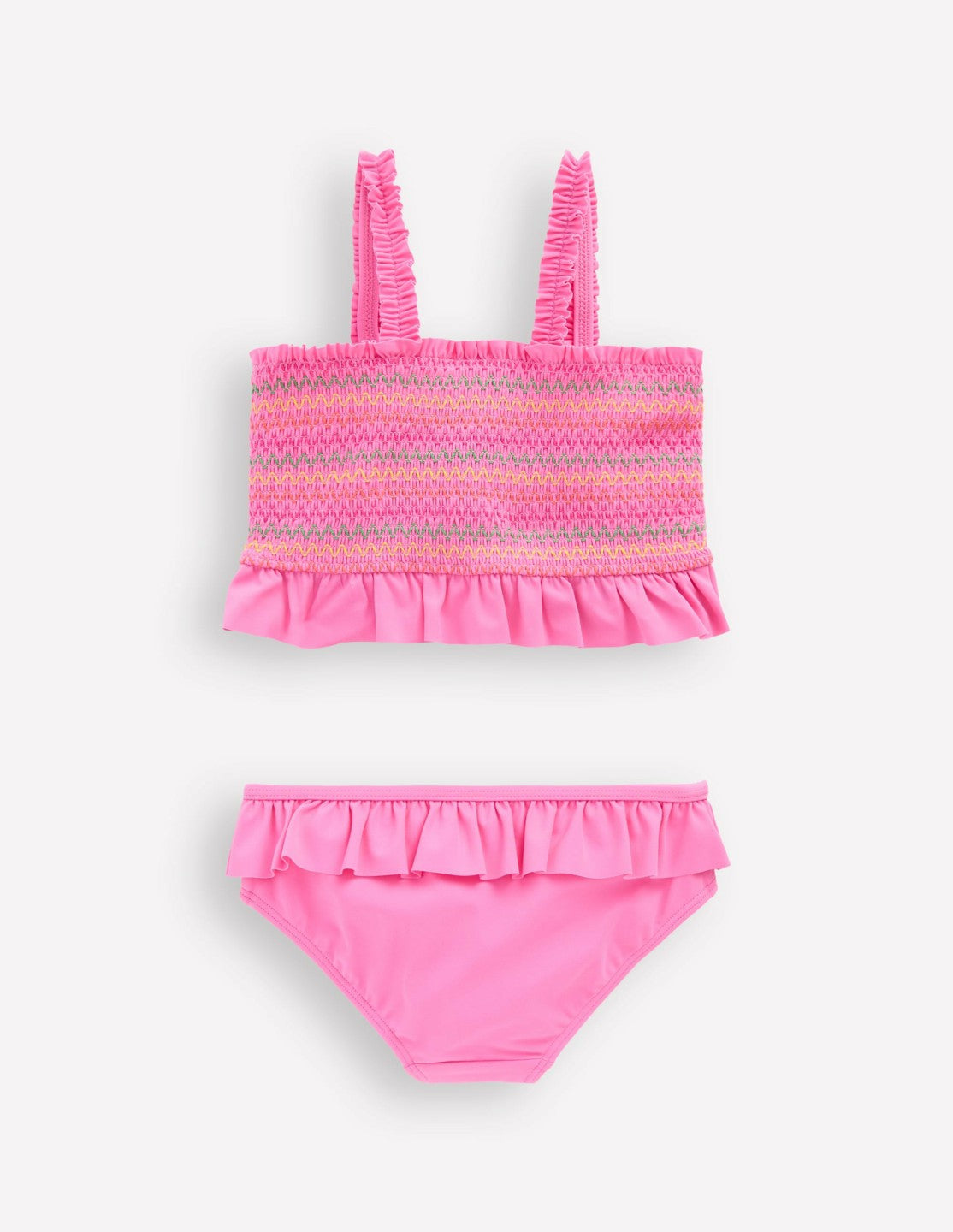 Pretty Peplum Bikini-Pink Fruit / Boden On sale