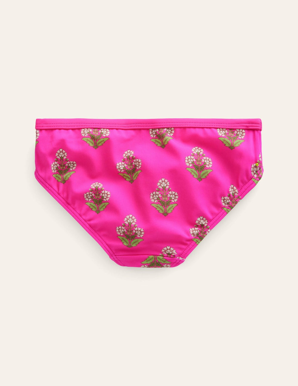 Patterned Bikini Bottoms-Pink Small Woodblock / Boden On sale