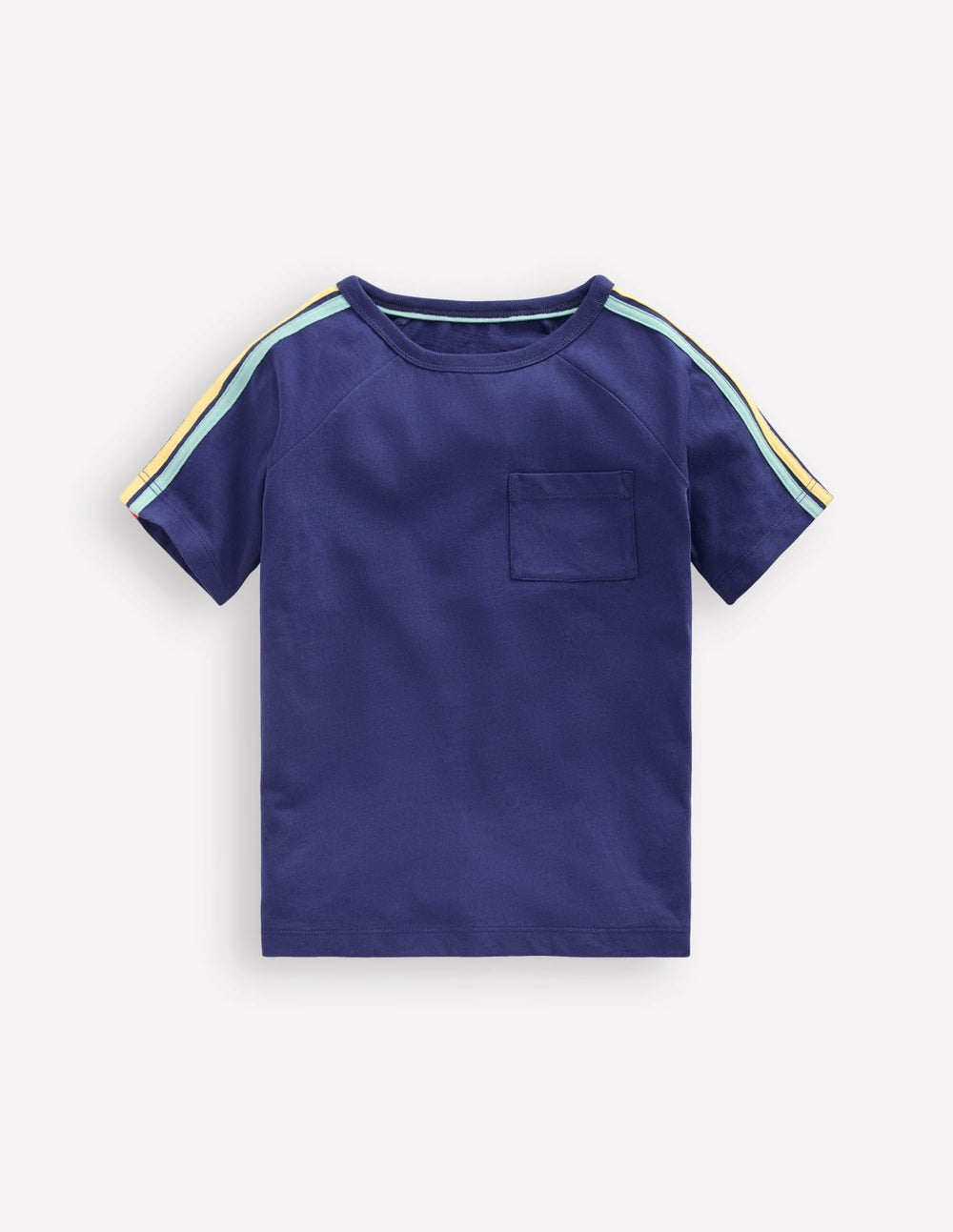 Rainbow Raglan T-shirt-TWILIGHT BLUE / Boden Discount