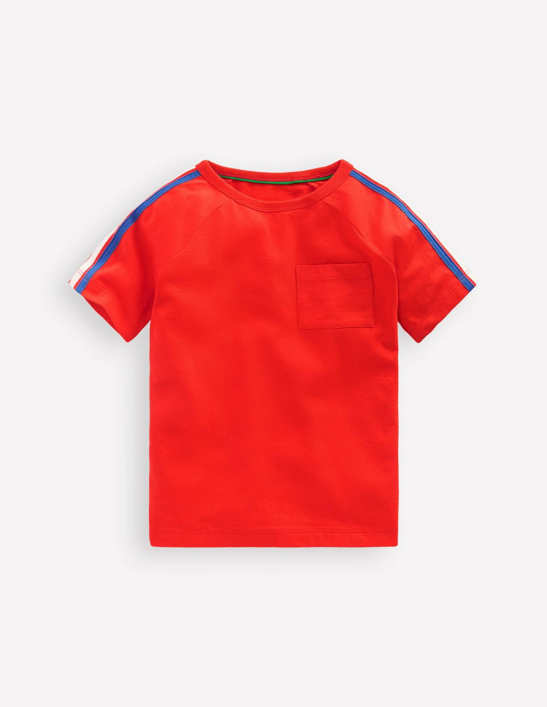 Rainbow Raglan T-shirt-VERMILLION ORANGE / Boden Outlet