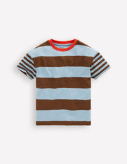 Relaxed Hotchpotch T-shirt-Glacier lake/potting soil / Boden Discount