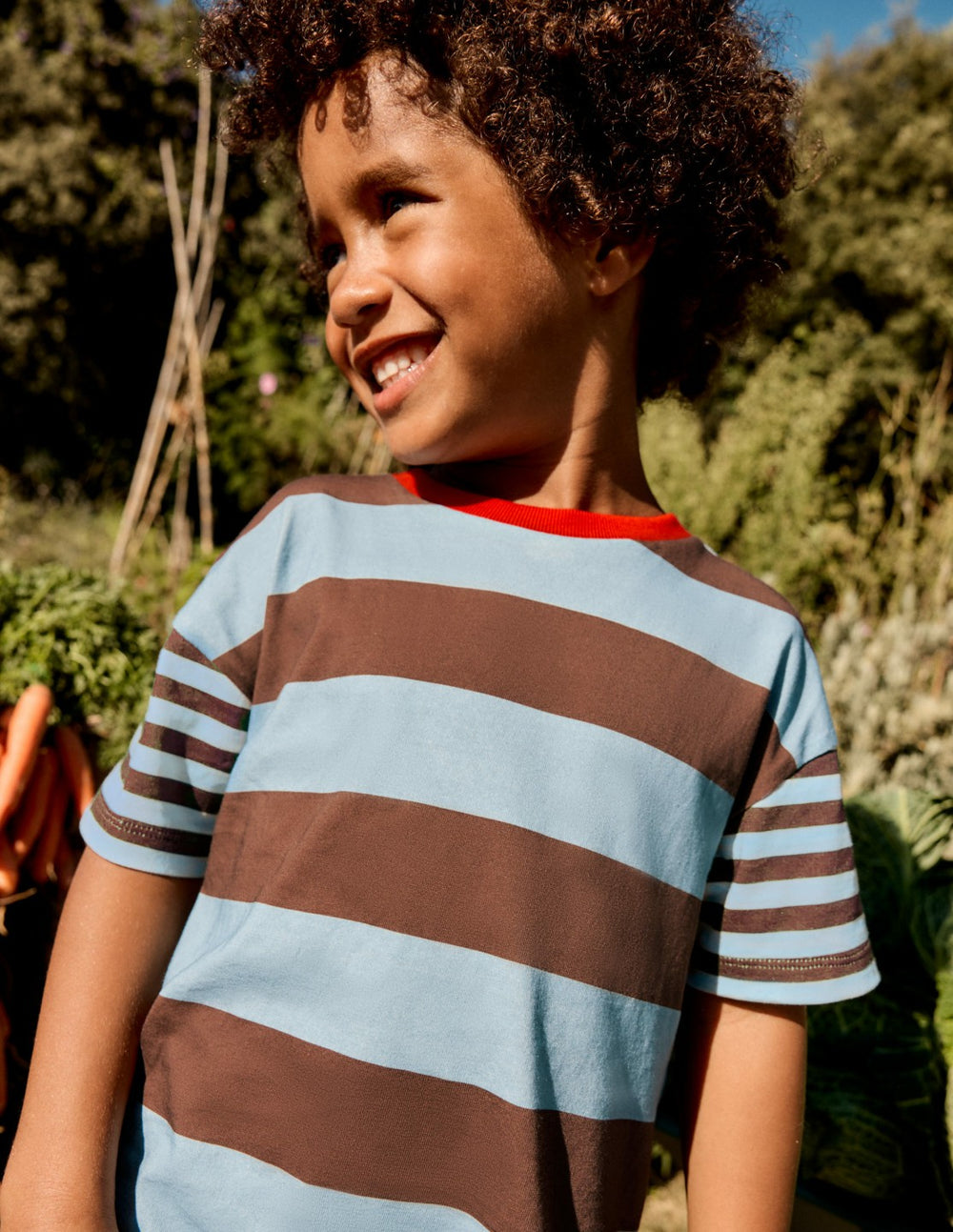 Relaxed Hotchpotch T-shirt-Glacier lake/potting soil / Boden Discount