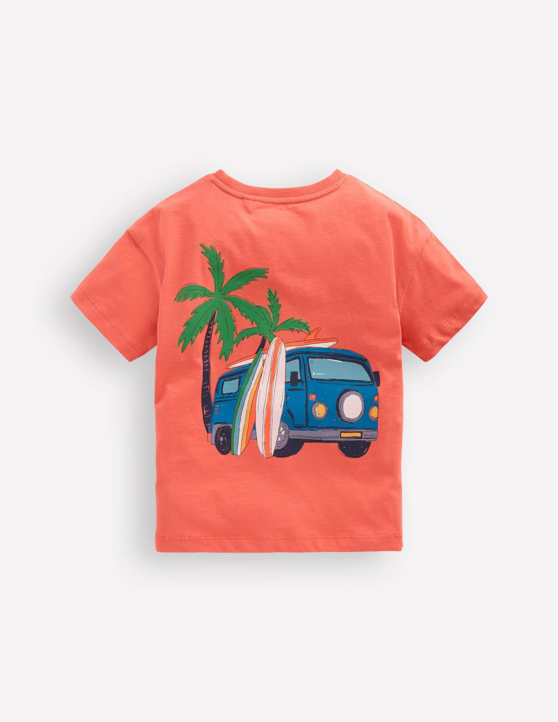 Front & Back Graphic T-shirt-Burnt Sienna Camper Van / Boden On sale