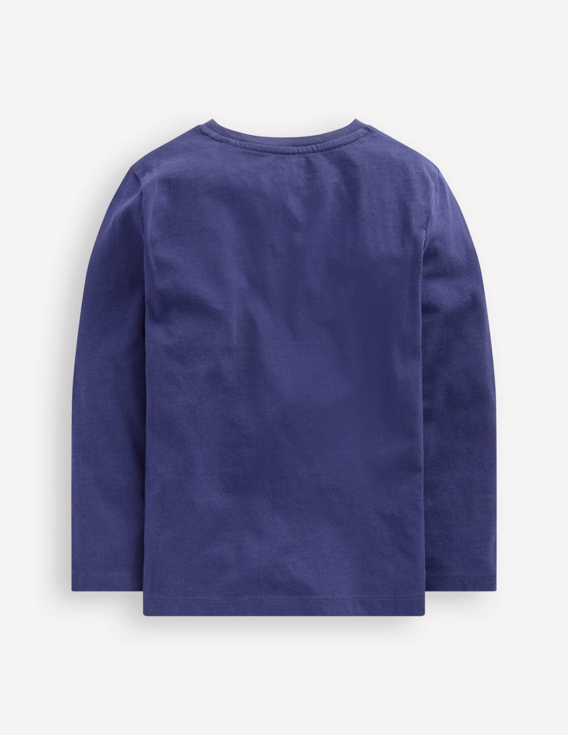 Zip Detail Appliqué T-shirt-Starboard Blue Caldron / Boden
