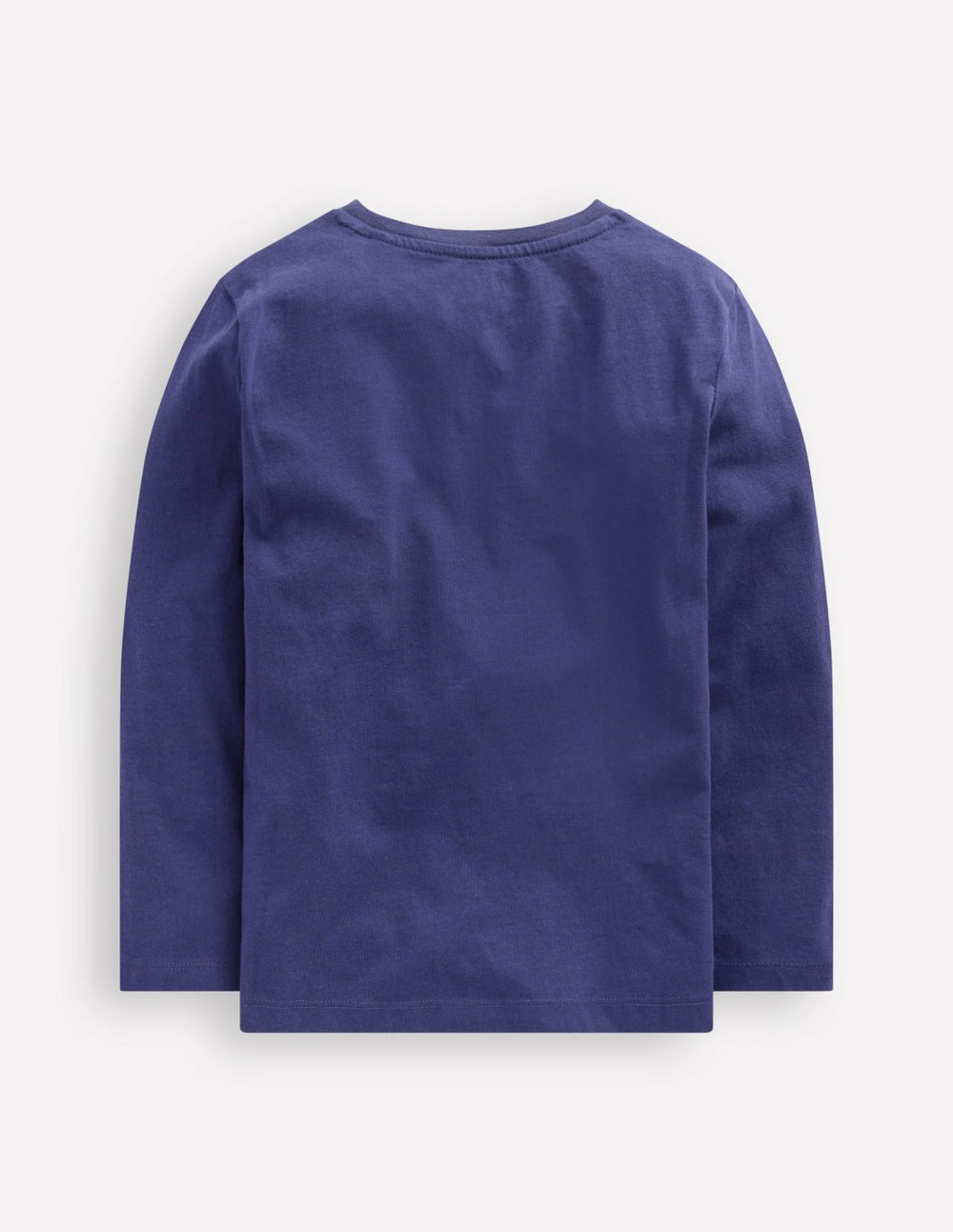Zip Detail Appliqué T-shirt-Starboard Blue Caldron / Boden