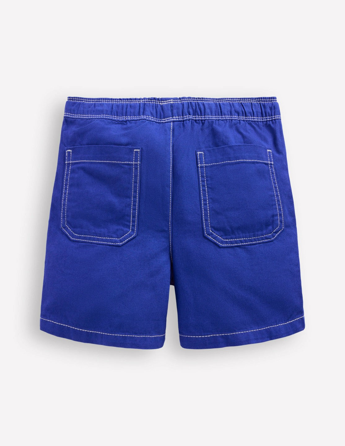 Pull-On Cotton Shorts-Bright Blue / Boden Discount