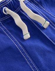 Pull-On Cotton Shorts-Bright Blue / Boden Discount