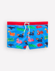 Swim Trunks-Malibu Blue Pool Floats / Boden On sale