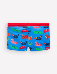 Swim Trunks-Malibu Blue Pool Floats / Boden On sale