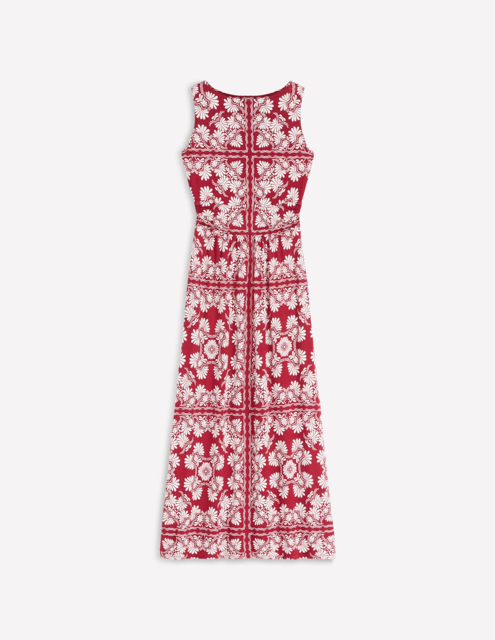 Antonia Jersey Maxi Dress-Rich Chestnut, Botanical Charm / Boden us