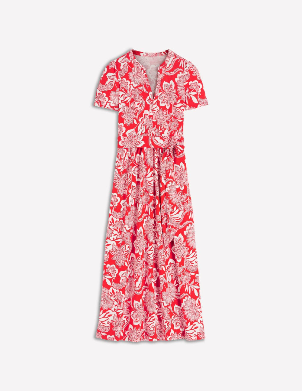 Naomi Jersey Midi Dress-Blood Orange, Elegant Blossom / Boden Discount
