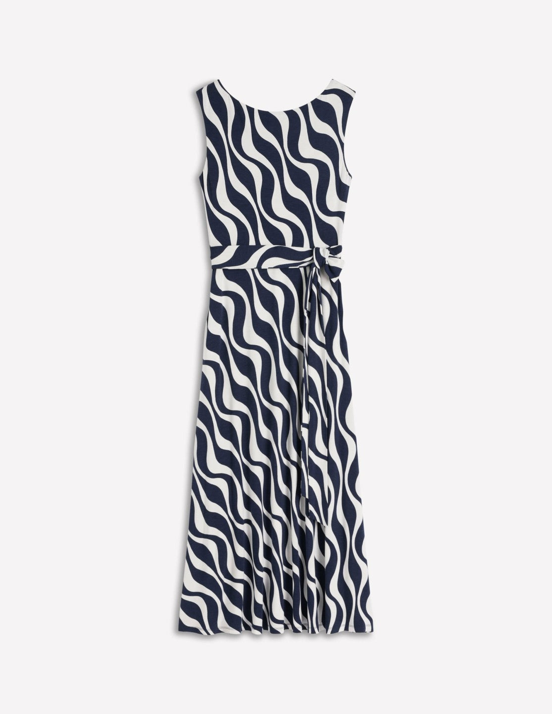 Tamsin Jersey Midi Dress-French Navy, Rhythmic Wave / Boden us