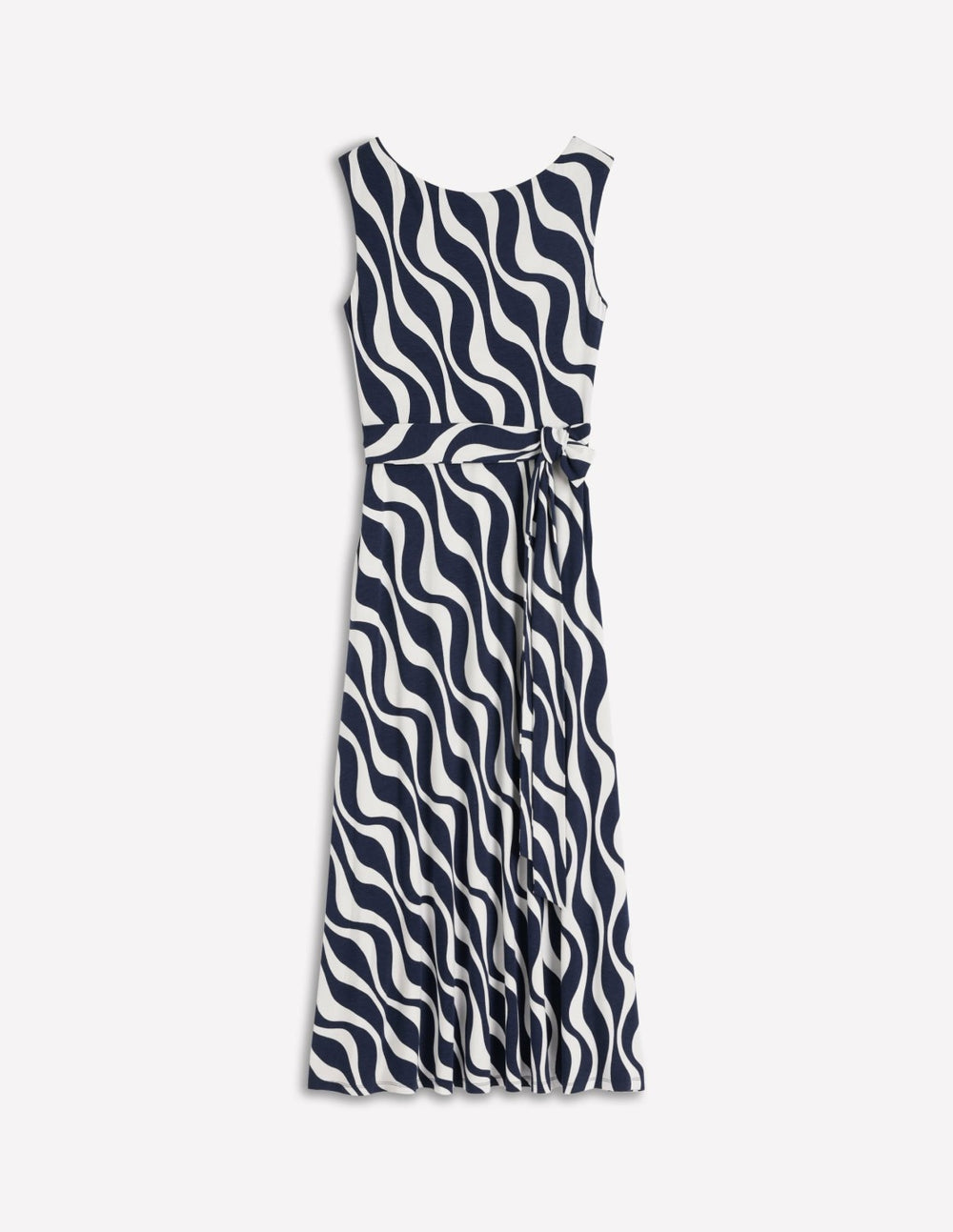 Tamsin Jersey Midi Dress-French Navy, Rhythmic Wave / Boden us