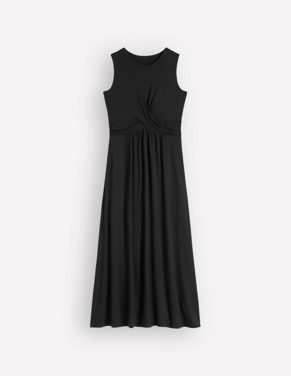 Zara Cross Waist Jersey Dress-Black / Boden Sale