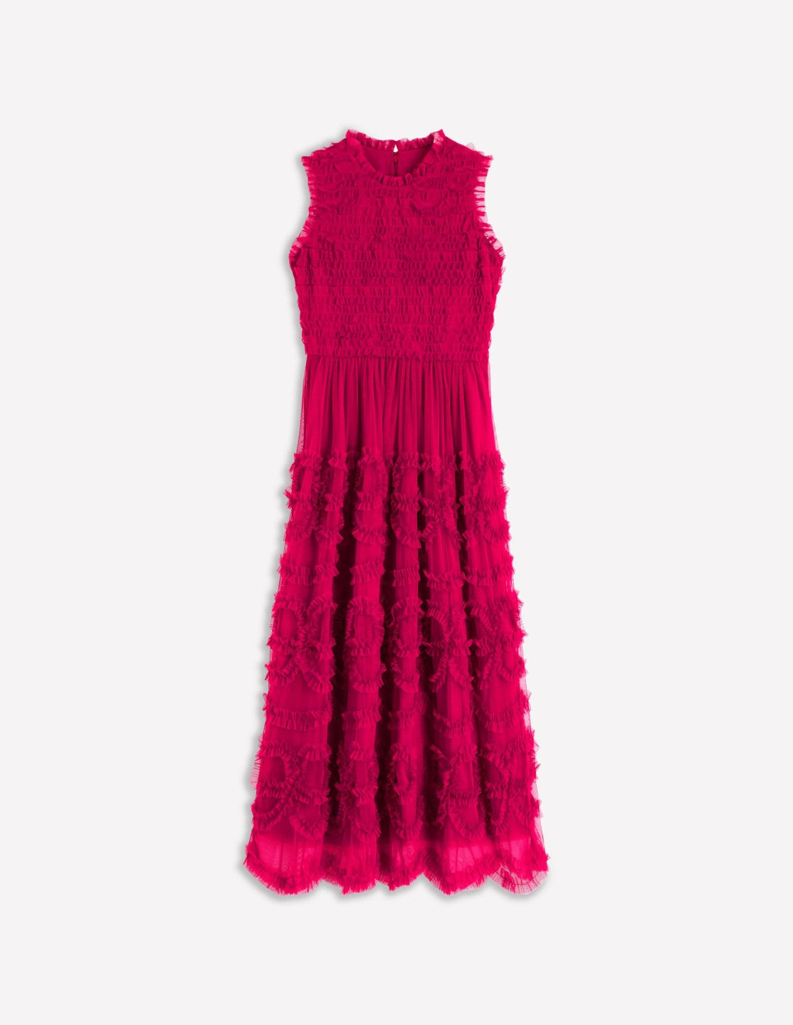 Tulle Bow Party Dress-Vibrant Pink / Boden Online