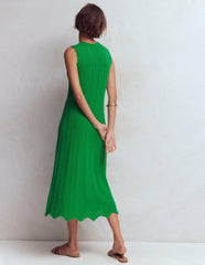 Stella Maxi Crochet Dress-Shamrock Green / Boden Outlet