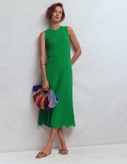 Stella Maxi Crochet Dress-Shamrock Green / Boden Outlet
