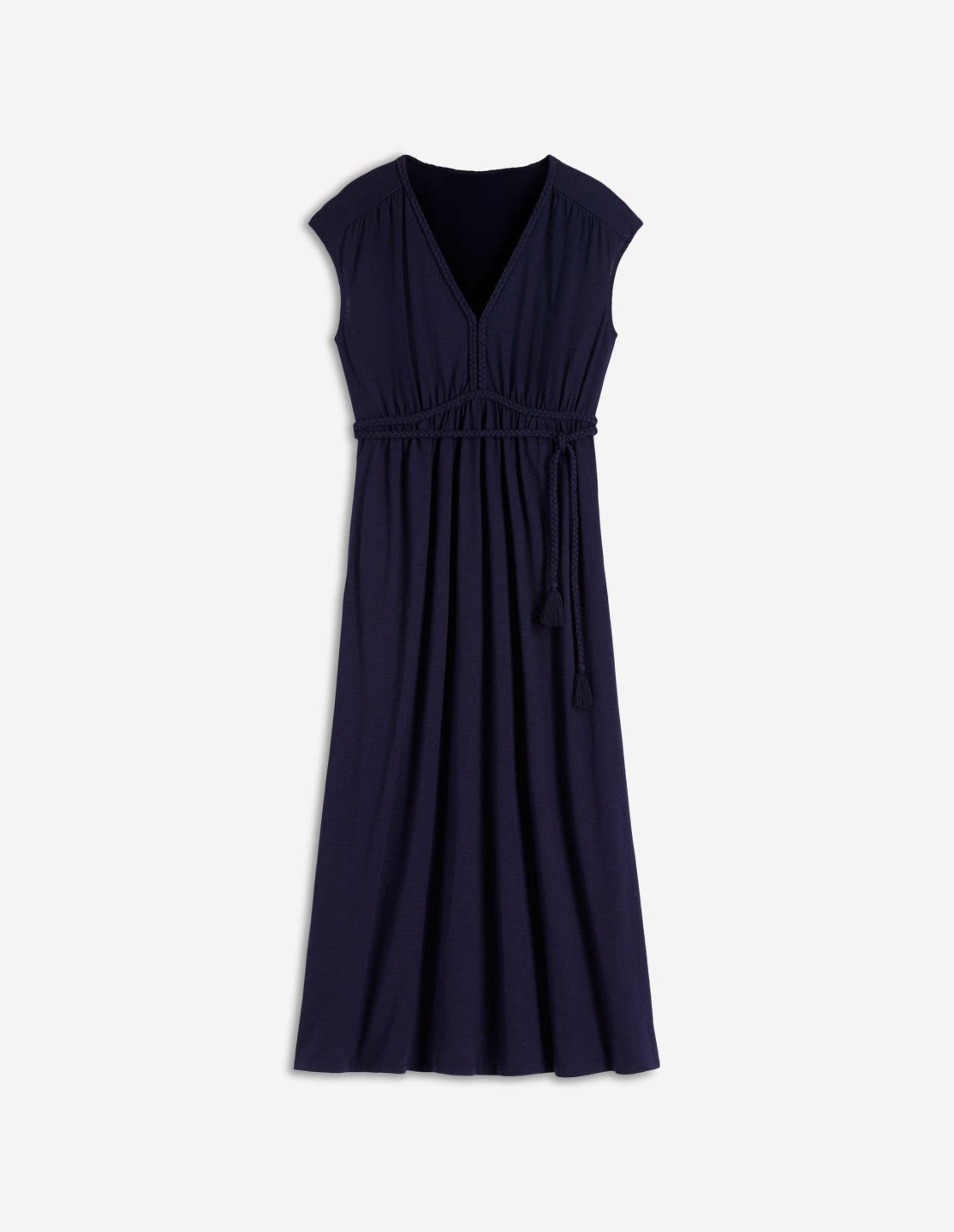 Heidi Ruched Rope Jersey Dress-Navy / Boden Discount