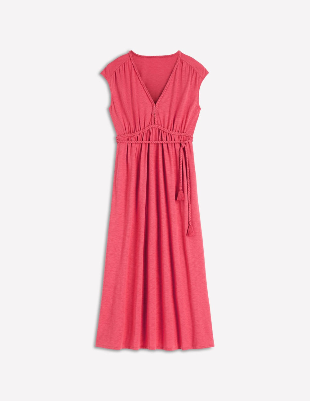 Heidi Ruched Rope Jersey Dress-Winter Blush / Boden Online