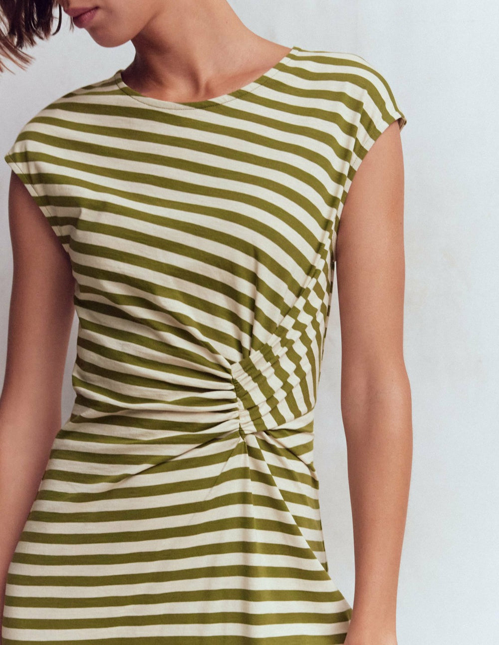 Delilah Twist Midi Dress-Stripe / Boden Sale