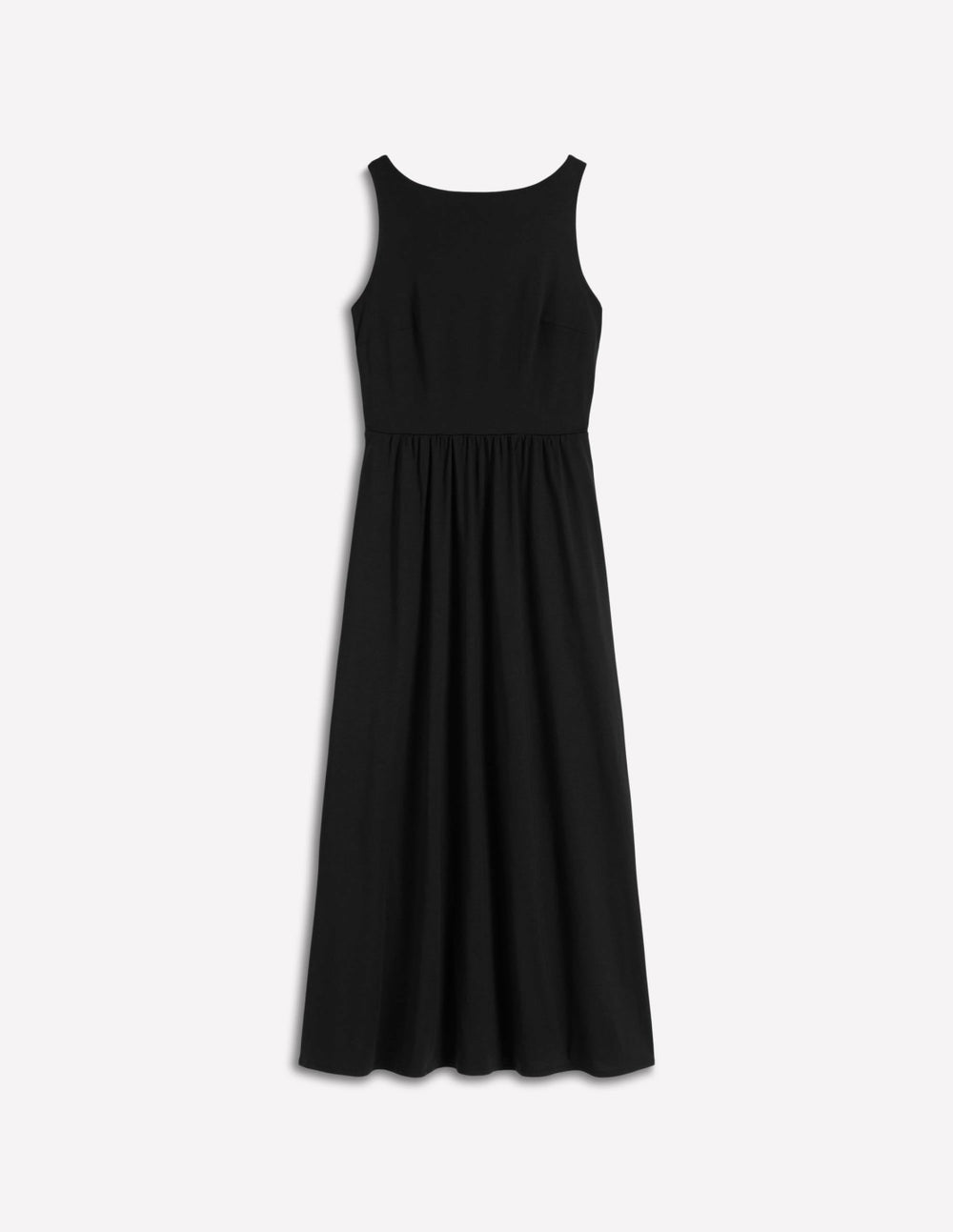 Saoirse Smocked Jersey Dress-Black / Boden Online