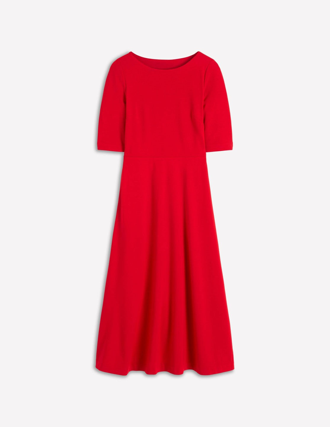 Mathilde Tie Waist Ponte Dress-Spicy Red / Boden Discount