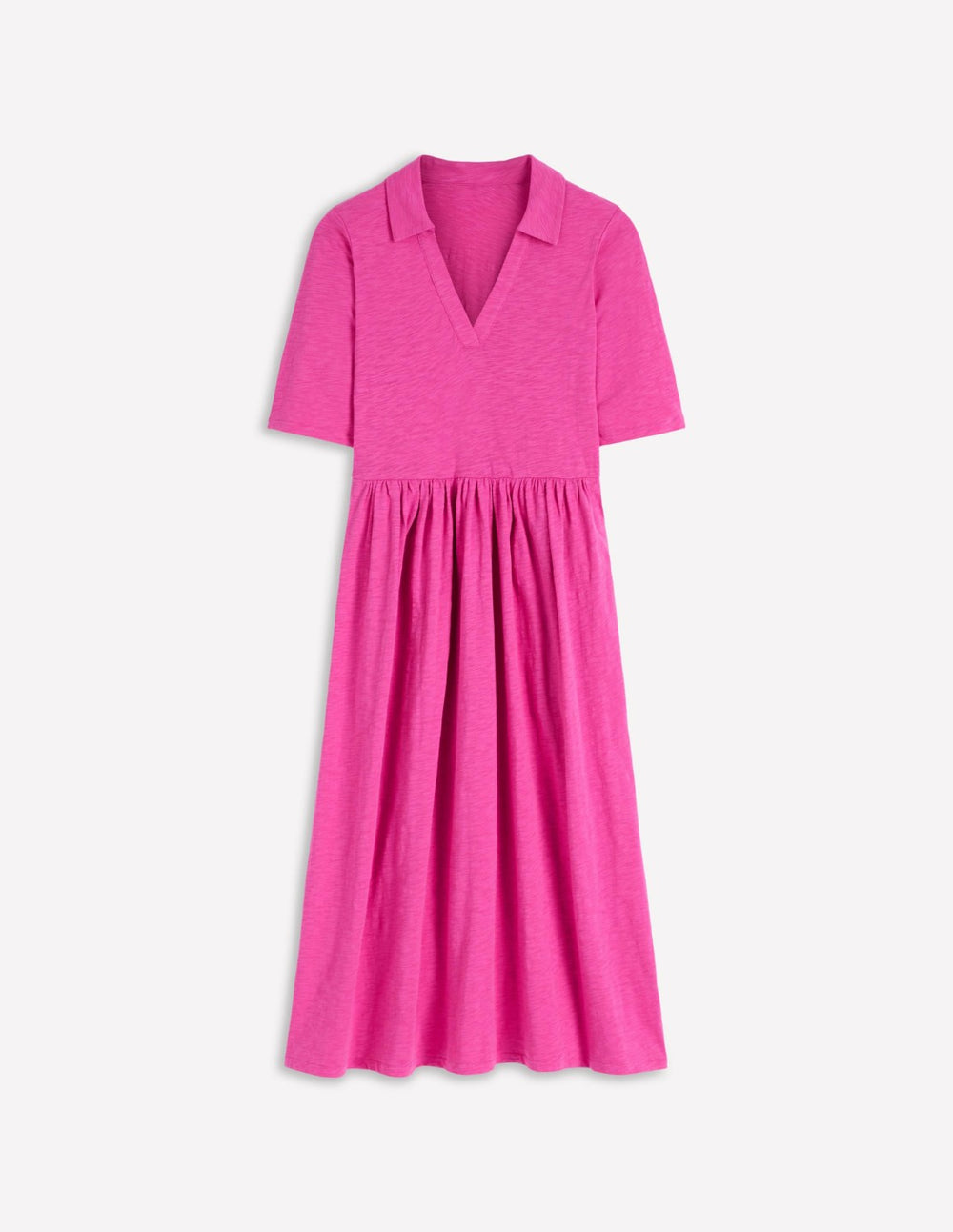 Aria Collared Jersey Dress-Passion Flower / Boden Discount