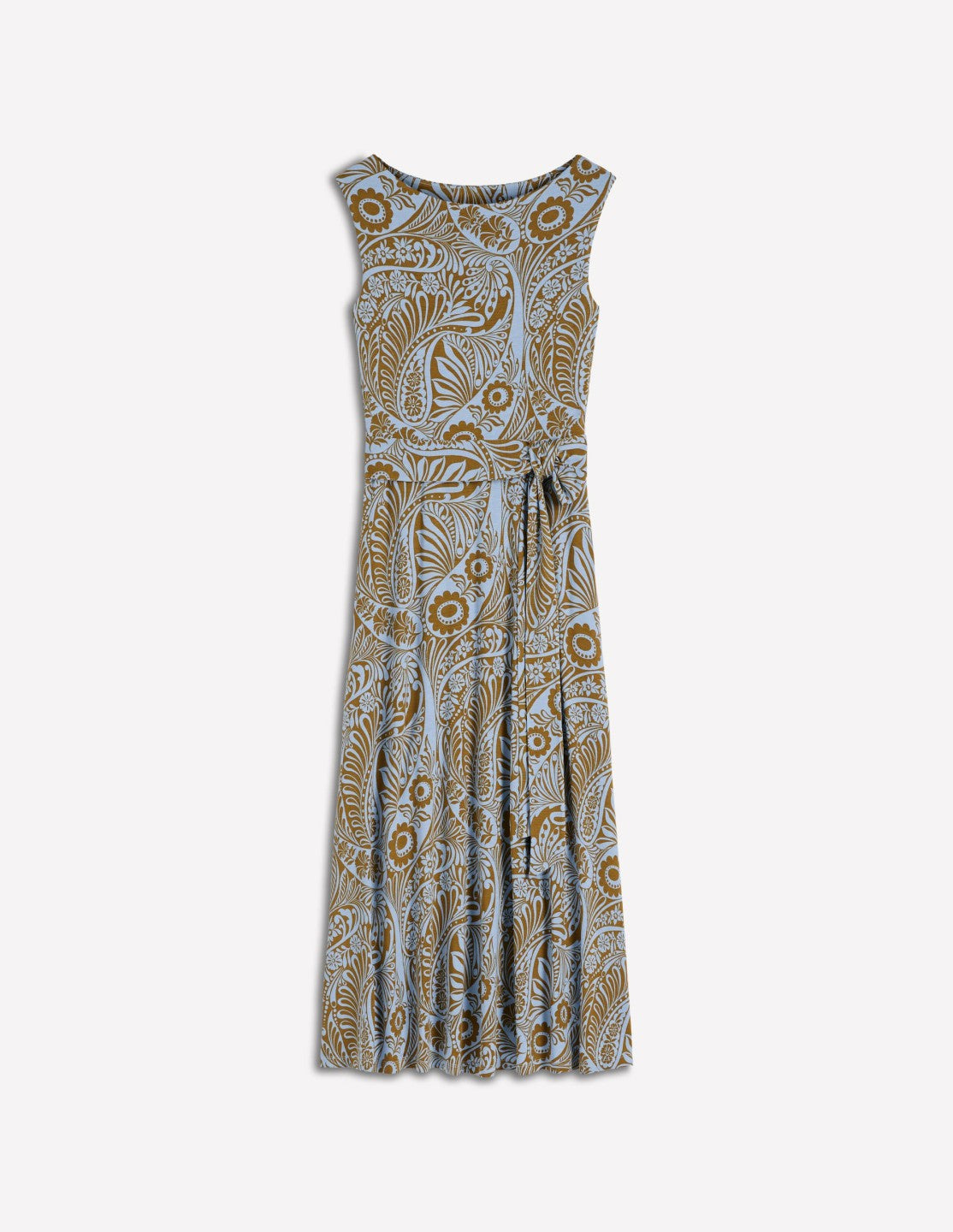 Tamsin Jersey Midi Dress-Blue, Enchanted Paisley / Boden On sale