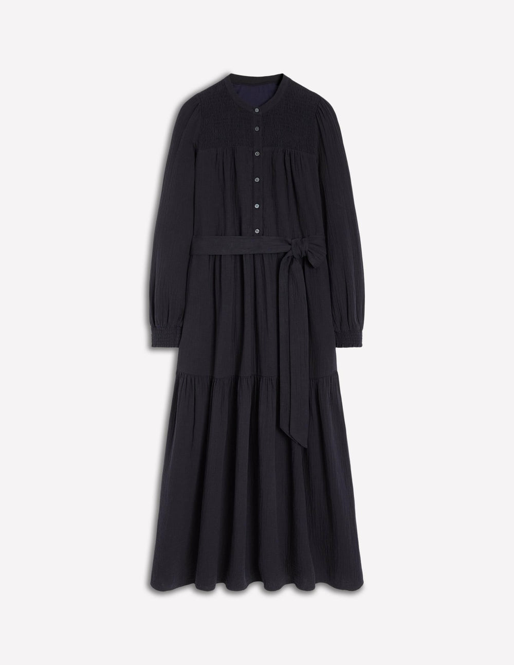 Cecily Double Cloth Midi Dress-Midnight Blue / Boden Sale
