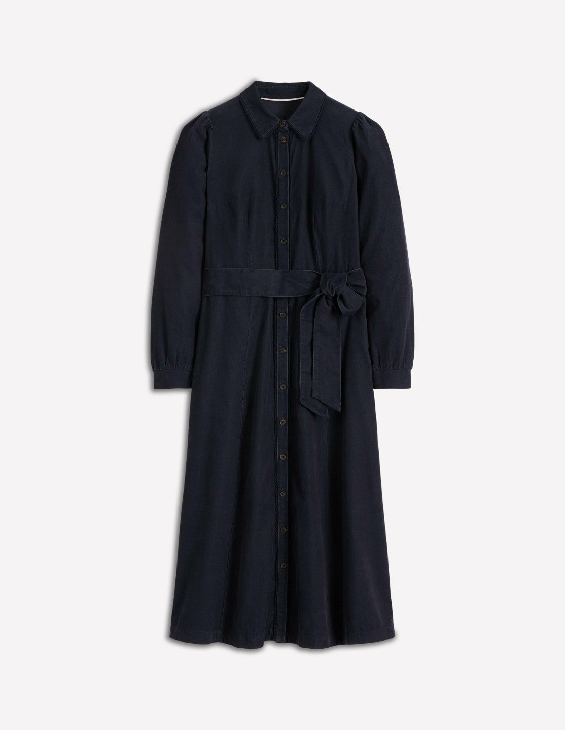 Clara Cord Midi Dress-Midnight Blue / Boden Online