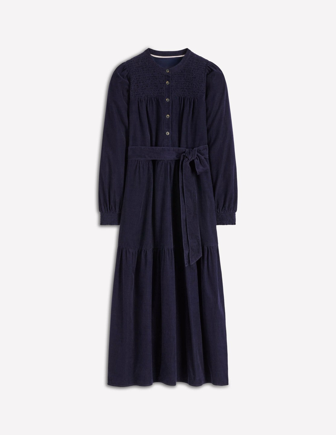 Cecily Cord Midi Dress-Navy / Boden Online